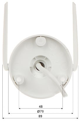 4MP WiFi Security Camera DS-2CV2041G2-IDW with 30m IR Night Vision, WDR, Mic & Speaker - Indoor/Outdoor Surveillance for Home & Business Security