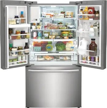 Frigidaire Gallery GRFS2853AF 27.8 Cu. Ft. Standard Depth French Door Refrigerator - Stainless Steel | Energy Efficient, Spacious Design for Modern Kitchens & Family Homes