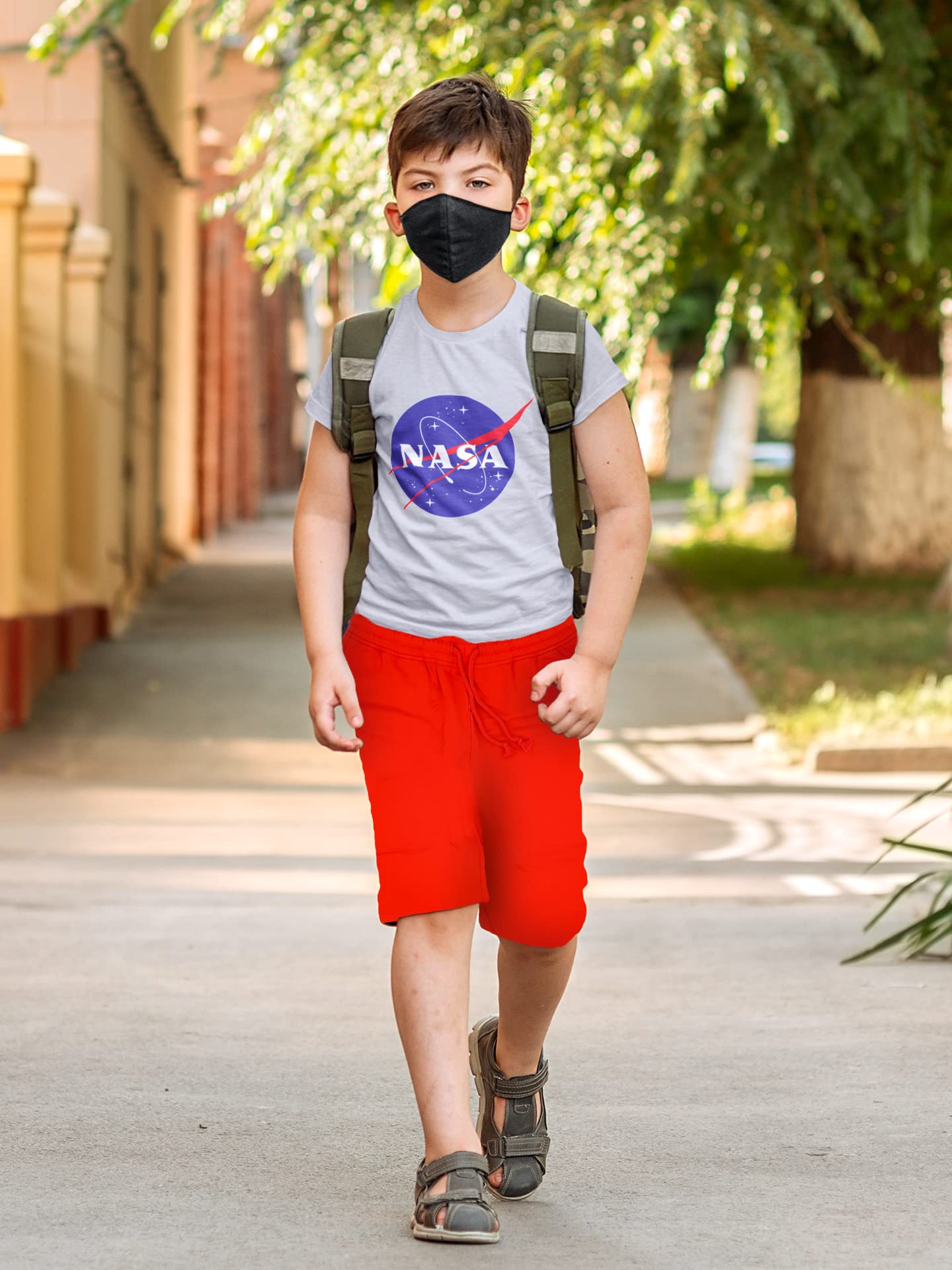 BROOKLYN VERTICAL Boys 3-Pack Cotton French Terry Jogger Shorts with Drawstring & Pockets - Athletic & Casual Wear for Sports, Play & Everyday Comfort