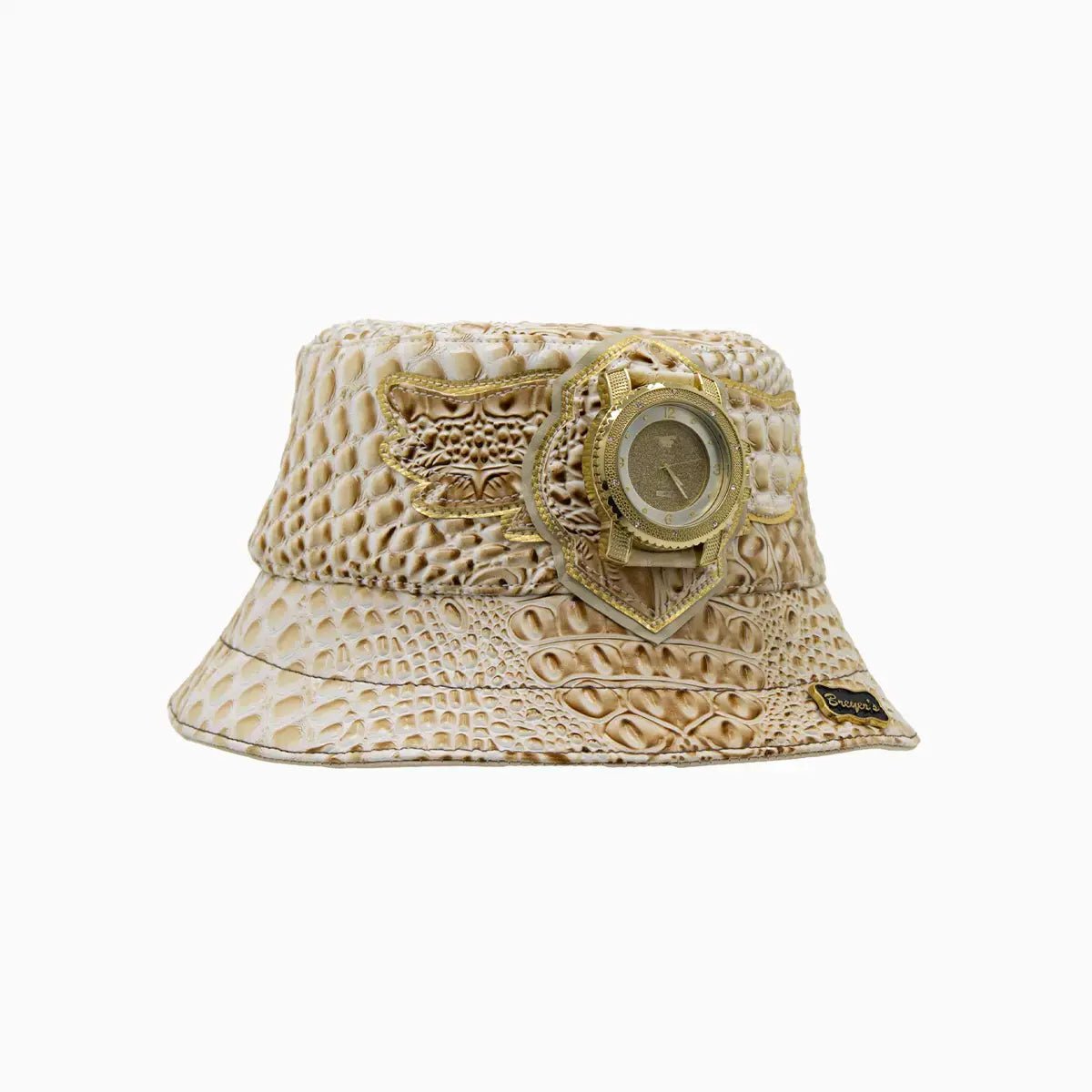 Breyer's Genuine Leather Bucket Hat with Adjustable Strap - Stylish & Durable Unisex Sun Hat for Outdoor Activities, Beach, Hiking, and Casual Wear