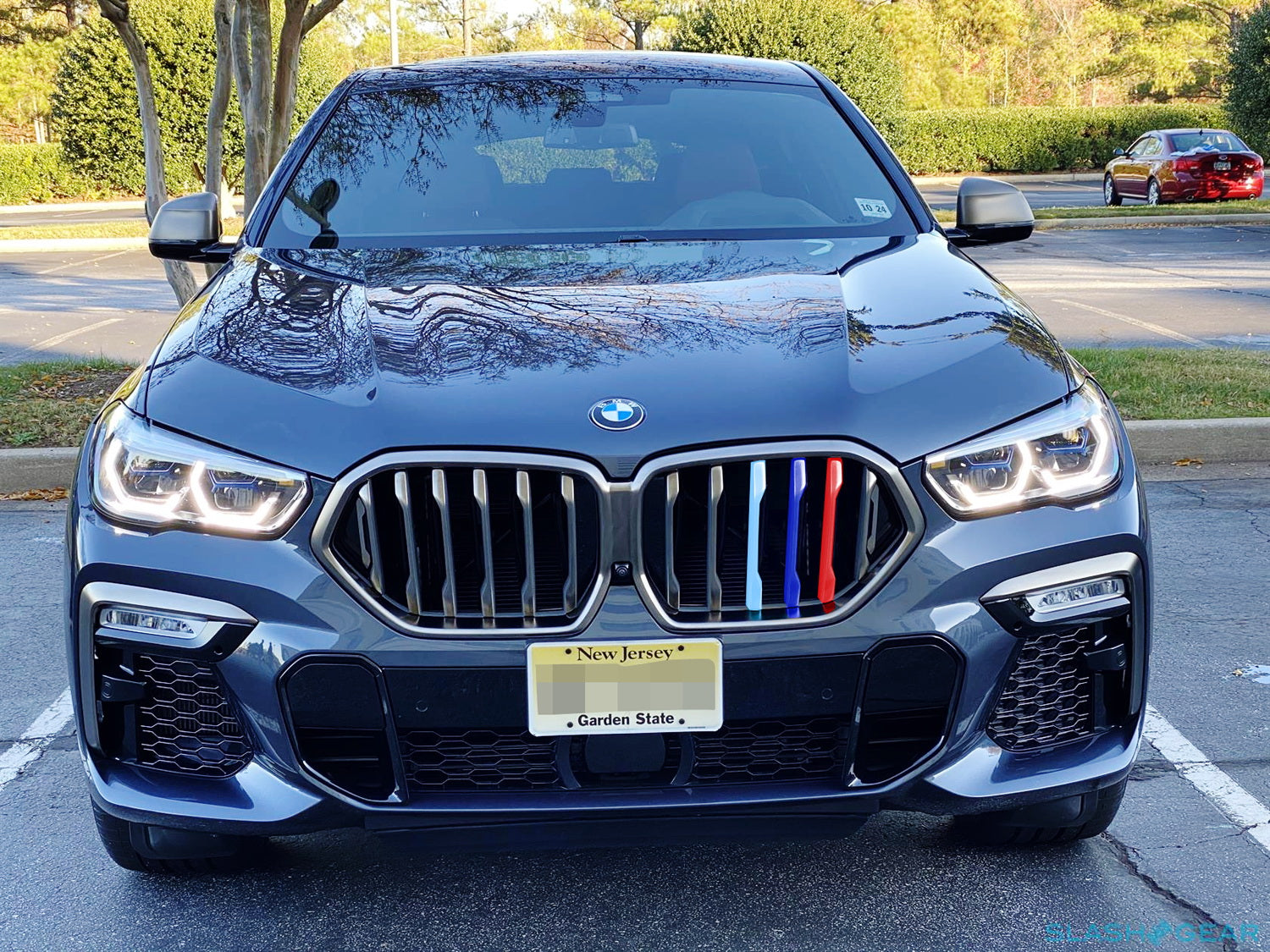 BMW G06 X6 M Style Colored Grille Insert Trims with 6 Beam Kidney Grills (2020-2024) - Upgrade Your X6 Front Grille for Sporty Look & Enhanced Styling - Perfect for Car Enthusiasts & BMW Customization