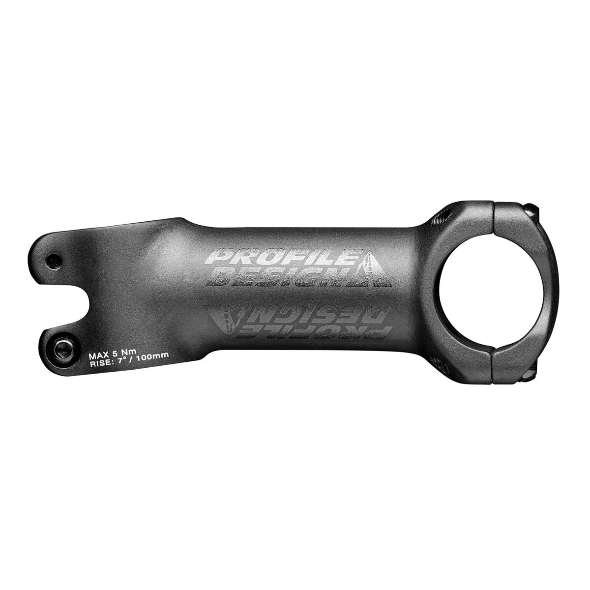 Profile Design 1/ZeroSeven Bike Stem - 7D x 110mm, 1 1/8 Inch, Black Logo - Lightweight Aluminum Alloy Handlebar Stem for Road Bikes & Mountain Bikes - Perfect for Cycling Enthusiasts & Professional Racers