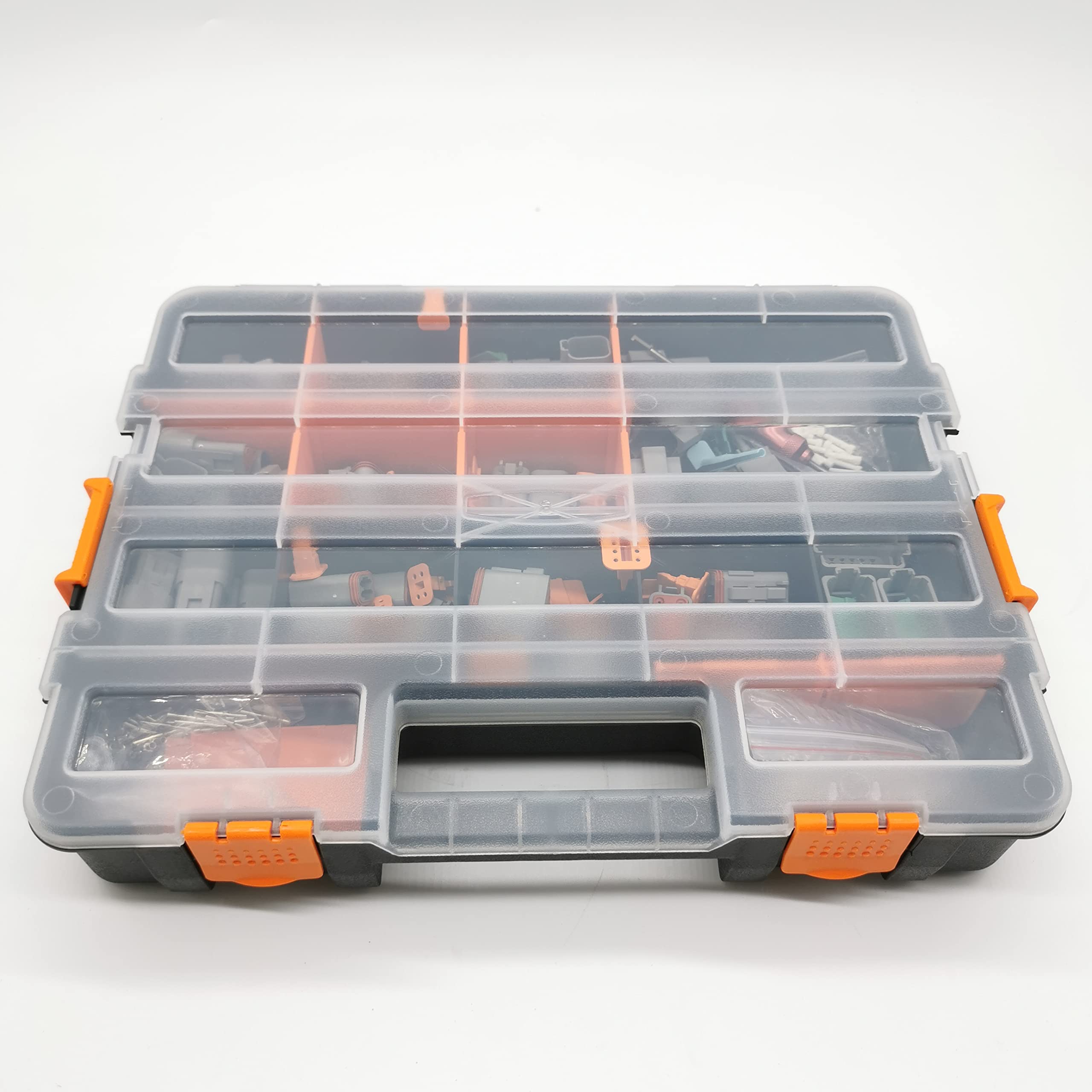 450 Pcs Deutsch DT Connector Plug Kit - Waterproof Electrical Connectors for 14-20 AWG Wires with Stamped Contacts - Perfect for Automotive, Marine, and Industrial Wiring Applications