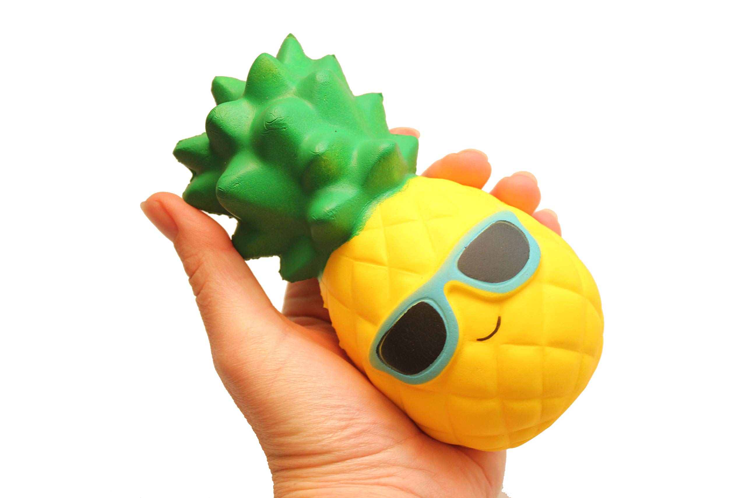 Large Pineapple Squishy Slow Rise Stress Relief Toy - Sensory Fidget Toy for Kids & Adults - Perfect for Anxiety Relief, Classroom Focus & Office Relaxation