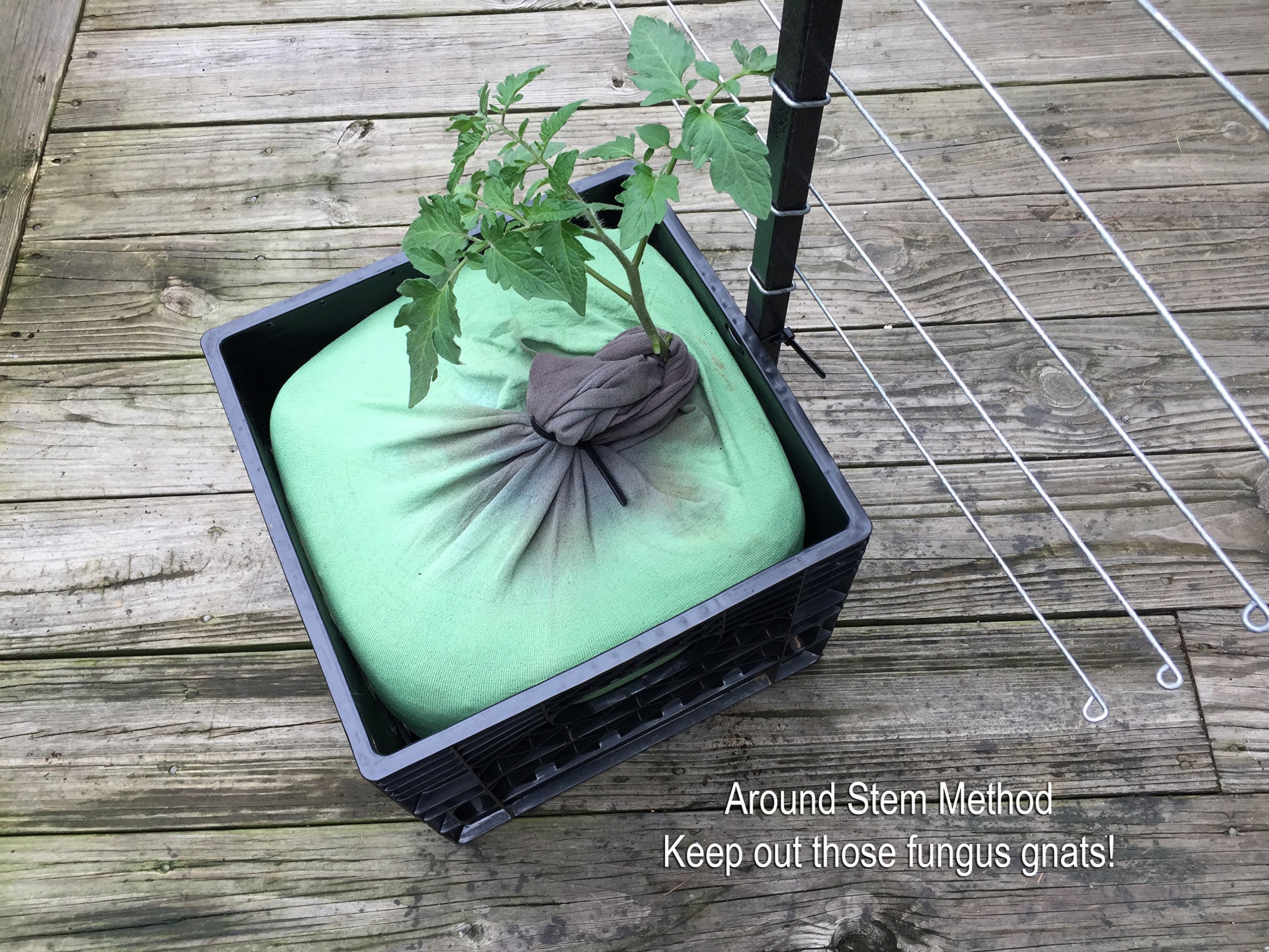 4 Pack Stretch Grow Fabric - Convert Milk Crate into Versatile Planter for Vegetables, Herbs & Flowers | Customizable Color | Indoor/Outdoor Gardening Solution
