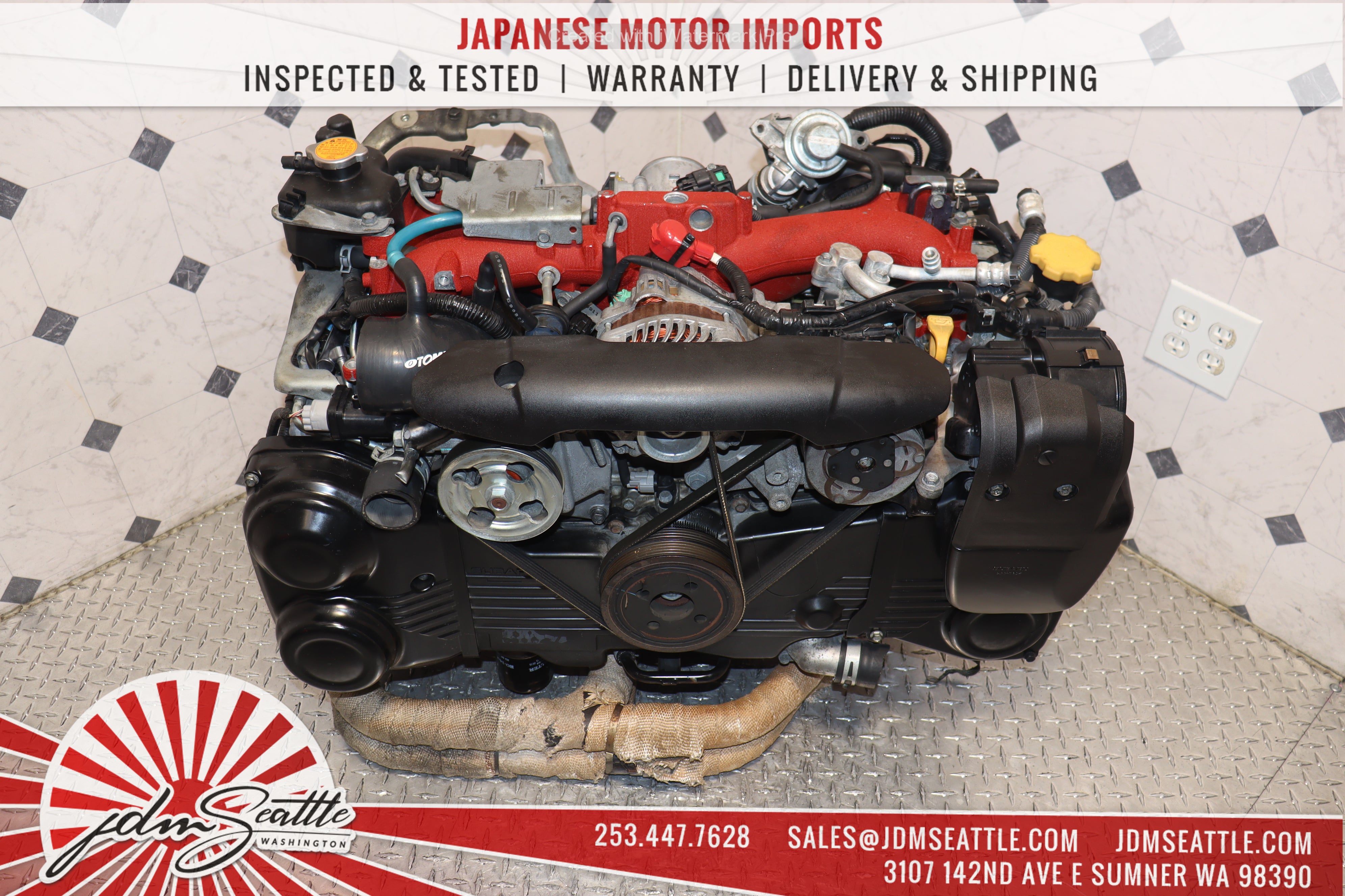 JDM EJ257 2.5L Turbo AVCS EJ25 V10 Engine for 2008-2021 Subaru WRX STI - High Performance Replacement Engine - Perfect for Racing, Tuning & Engine Swap Projects
