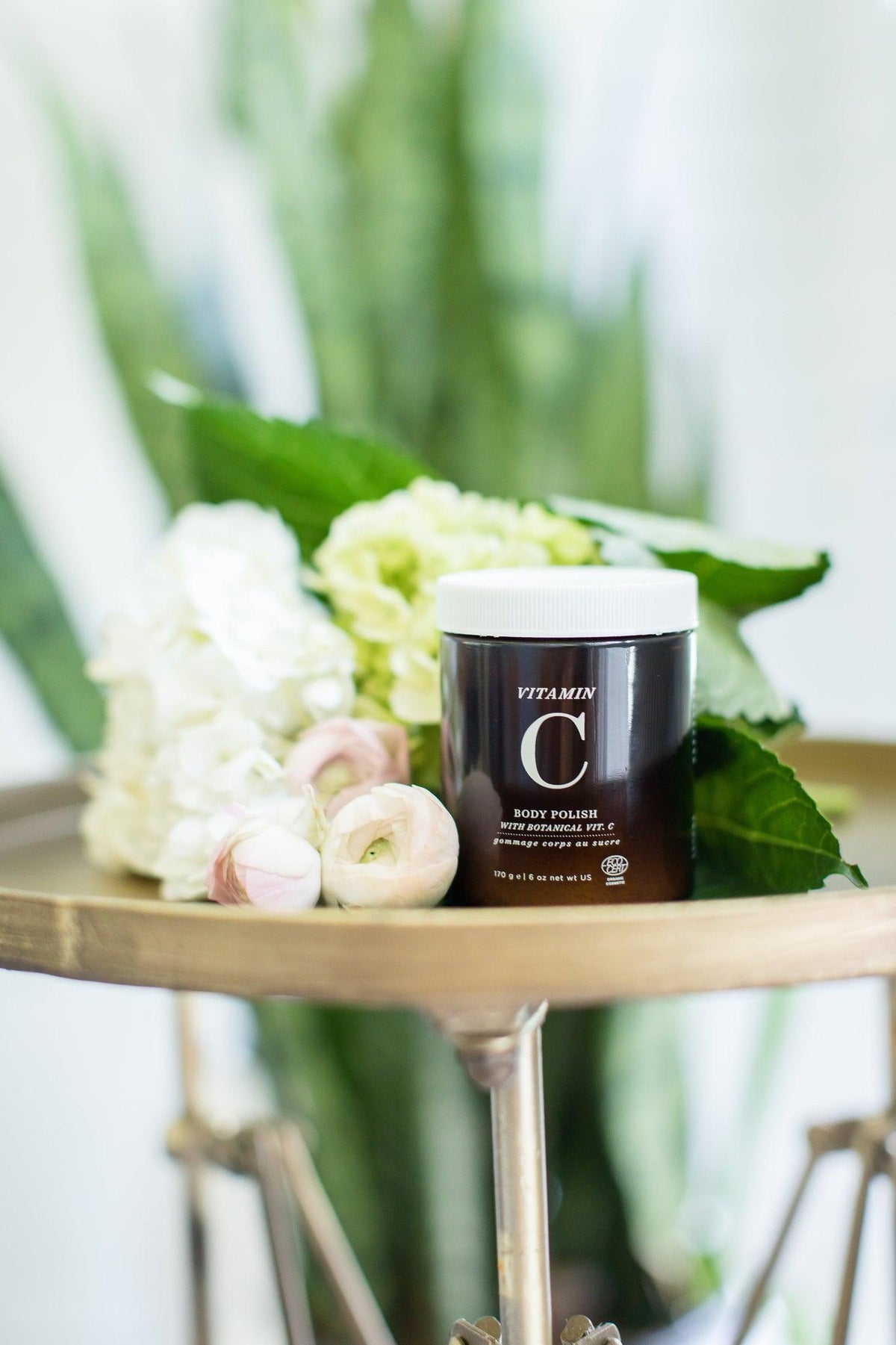 Best Vitamin C Body Polish for Glowing Skin - Exfoliating & Brightening Scrub for Face & Body - Perfect for Dry Skin & Anti-Aging Routine