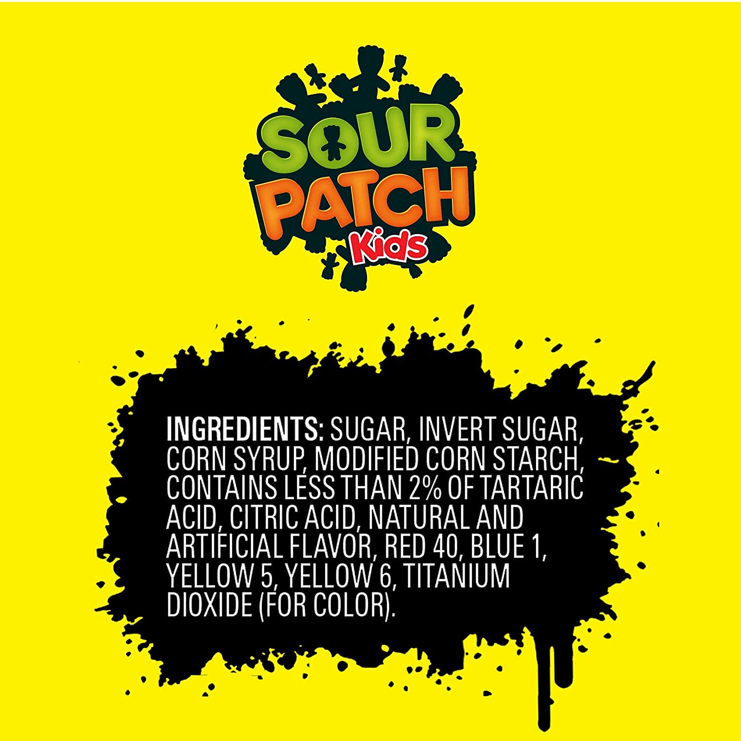 Sour Patch Kids Soft & Chewy Candy - Sour Then Sweet Orange Flavor - 5lb Bulk Party Pack - Perfect for Halloween, Birthday Parties & Movie Nights