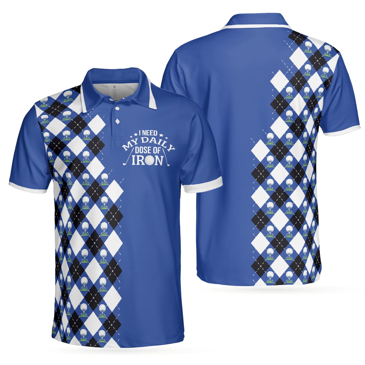 HYPERFAVOR Men's Sporty Golf Polo Shirts - Breathable Short Sleeve Performance Polo for Golf & Casual Wear - Perfect for Golf Courses, Office & Weekend Outings