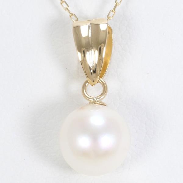 18K Yellow Gold Pearl Necklace for Women - Elegant Luxury Jewelry Gift for Birthday, Anniversary & Wedding | Perfect for Formal Events & Special Occasions