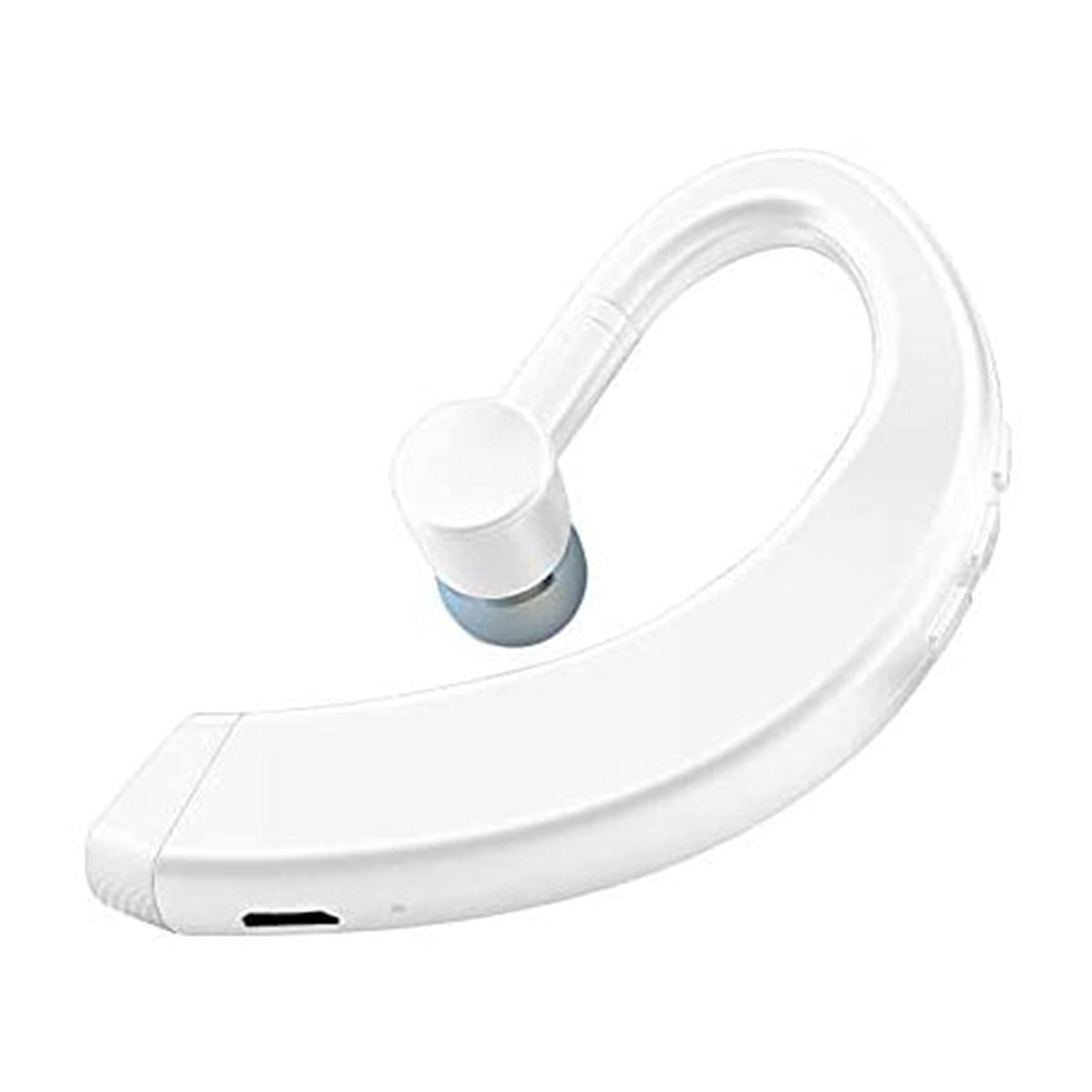YOUOOK Wireless Bluetooth Headset V5.0 - Lightweight Business Headphones with Mic for Office, Driving & Calls | Noise Cancelling, Long Battery Life | Perfect for Remote Work, Commuting & Conference Calls (White)