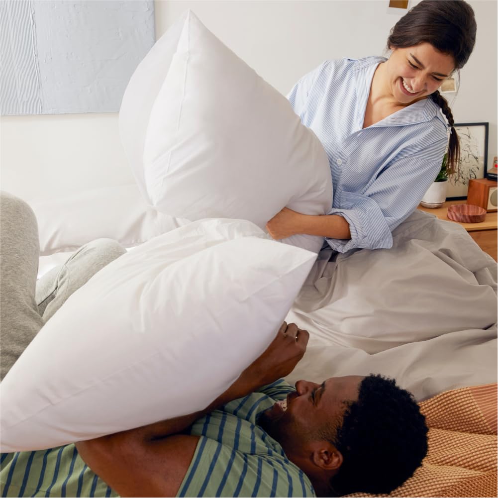 Casper Sleep Original Pillow - King Size White Pillow for Side, Back & Stomach Sleepers - Premium Support for Neck & Head - Ideal for Home, Hotel & Travel Use