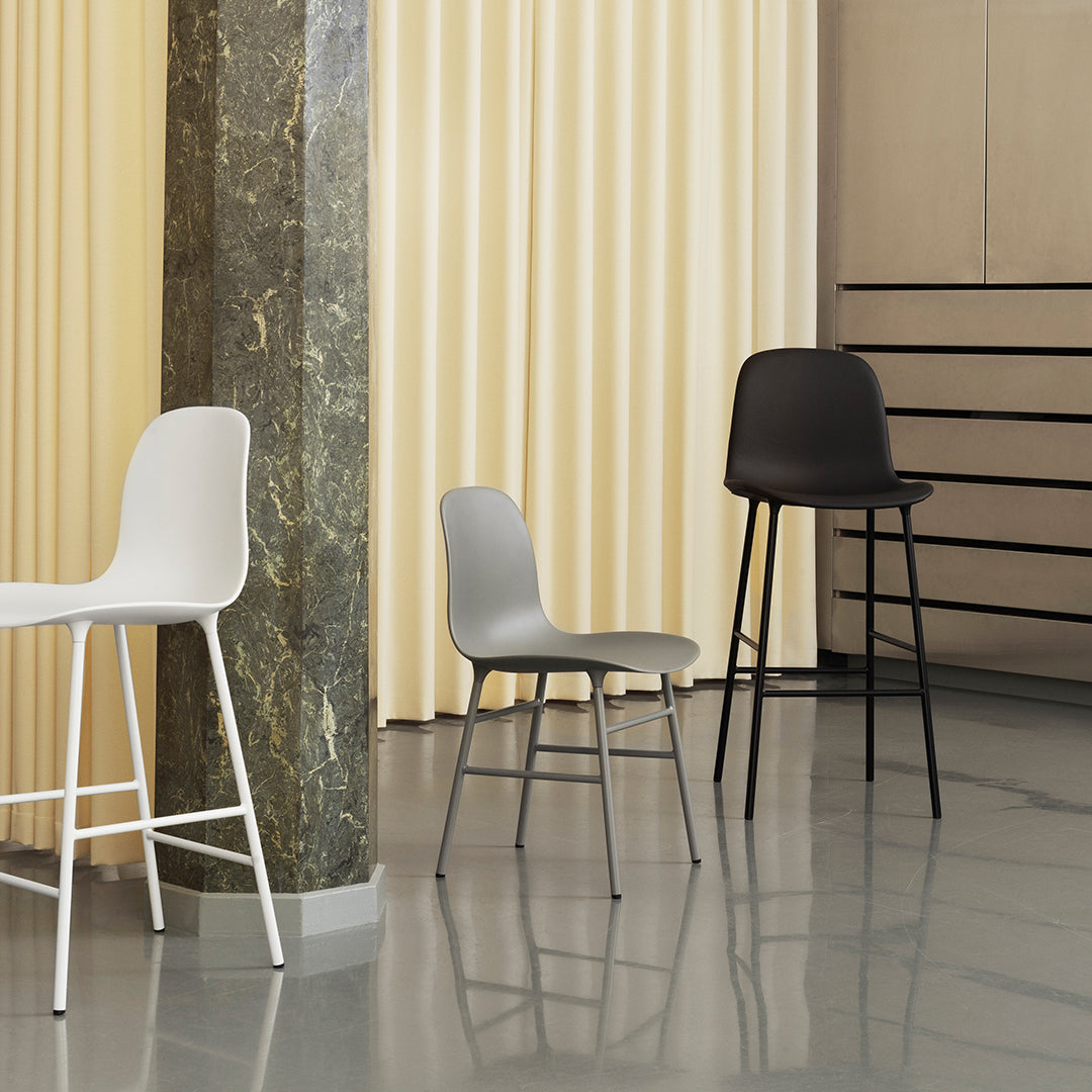 Modern Form Counter Chair - Stylish Bar Stool for Kitchen Island, Breakfast Nook & Home Bar | Adjustable Height & Comfortable Seating