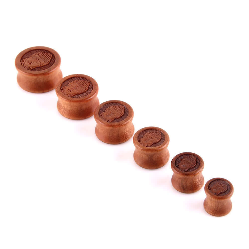 20mm Wooden Saddle Plugs for Ear Stretching - Natural Wood Ear Gauges for Men & Women - Perfect for Body Jewelry and Ear Lobe Stretchers (UZ420) | Great for Daily Wear, Piercing Stretching, and Alternative Fashion