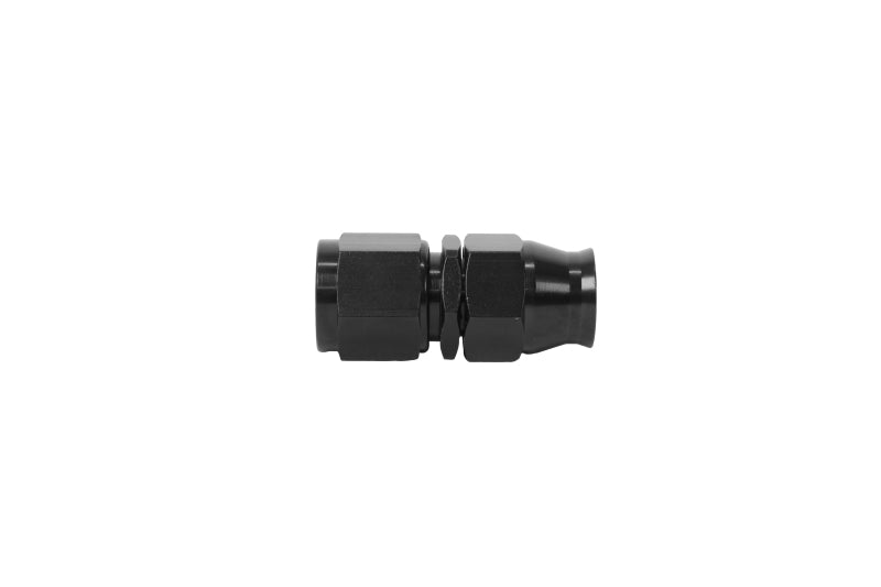Aeromotive PTFE Hose End AN 08 Straight Black Anodized - High Performance Fuel Line Fitting for Racing, Automotive & Marine Applications