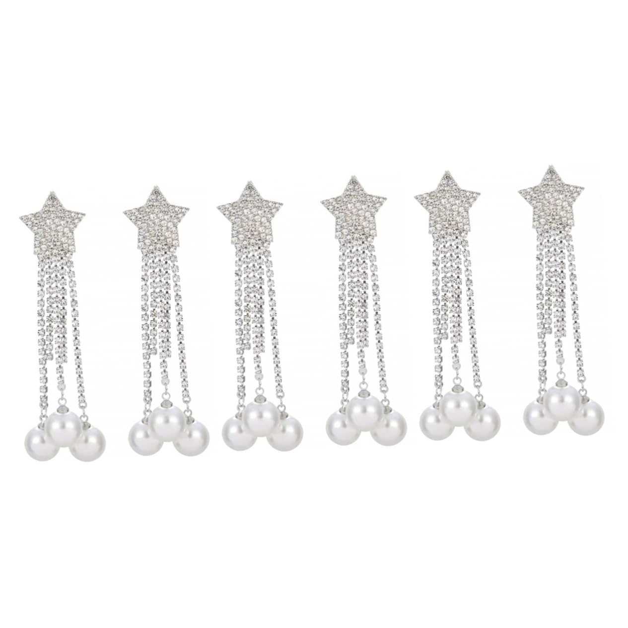 2 Pairs Elegant Rhinestone Drop Earrings for Women - Stylish Wedding Jewelry & Party Accessories - Perfect for Bridal, Prom, Evening and Special Occasions