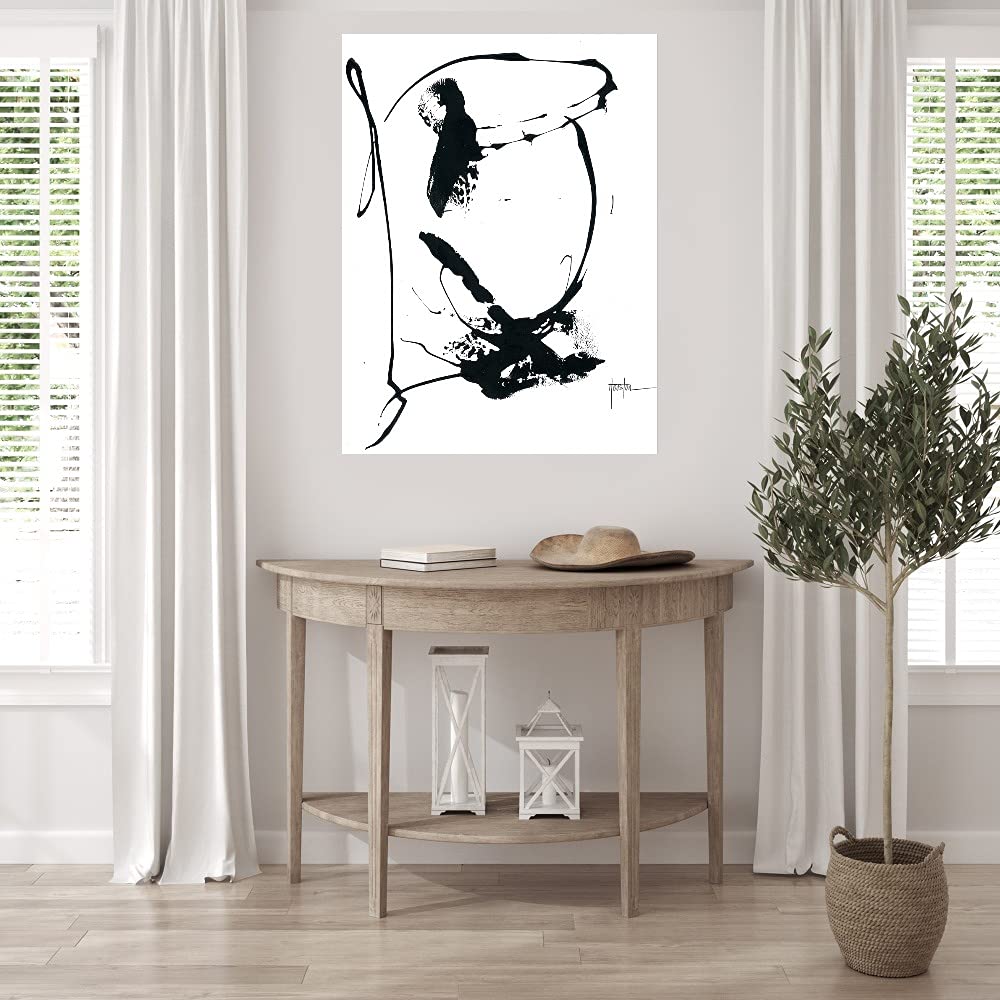 Dan Houston Canvas Wall Art - 35x46 Inch Ready to Hang Fine Art Print for Living Room, Bedroom, Office Decor | Modern Home & Interior Design Wall Decorations
