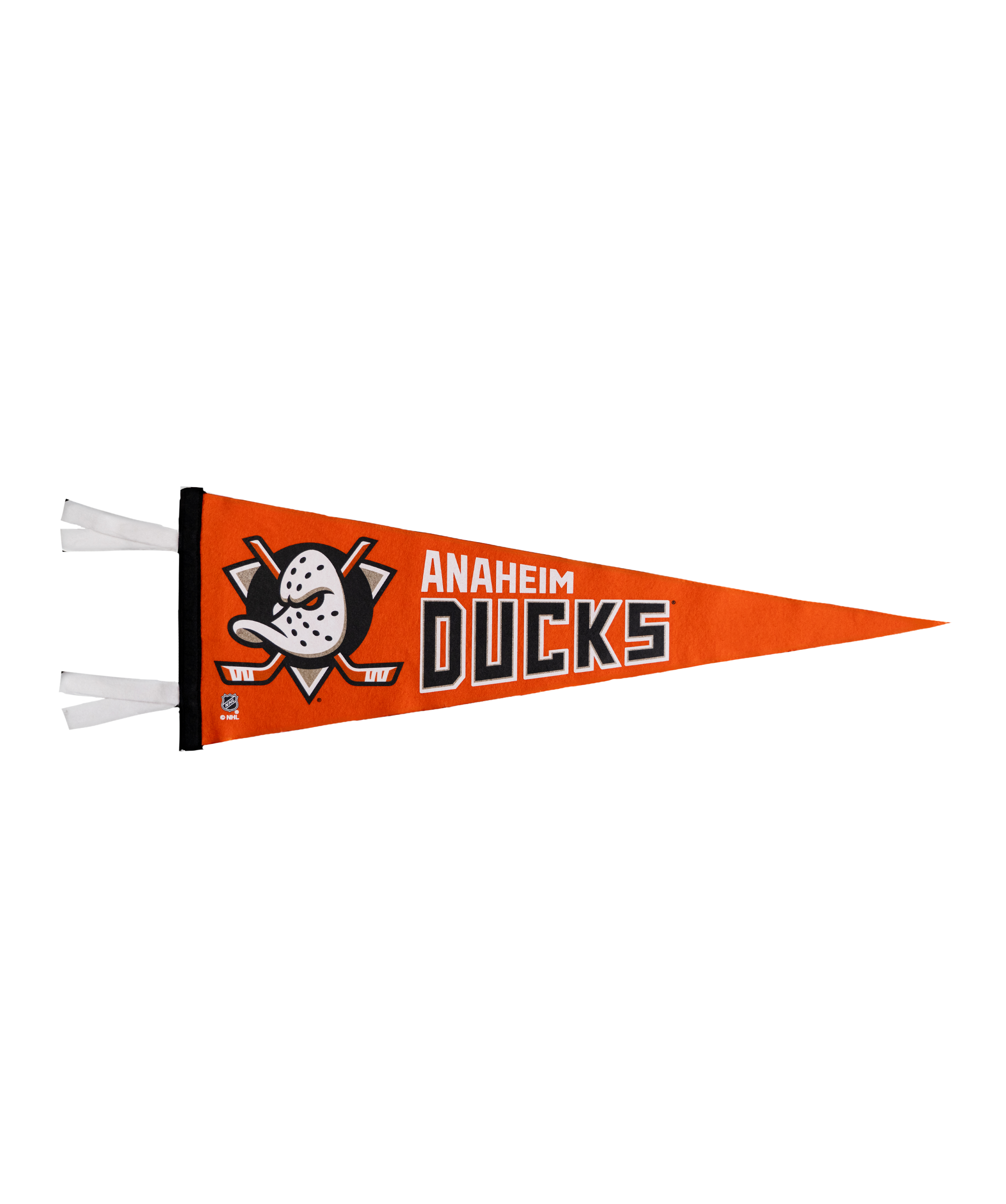 Anaheim Ducks 2024 Official NHL Logo Pennant Flag - Premium Oxford Pennant for Hockey Fans - Perfect for Game Room, Sports Bar & Man Cave Decor