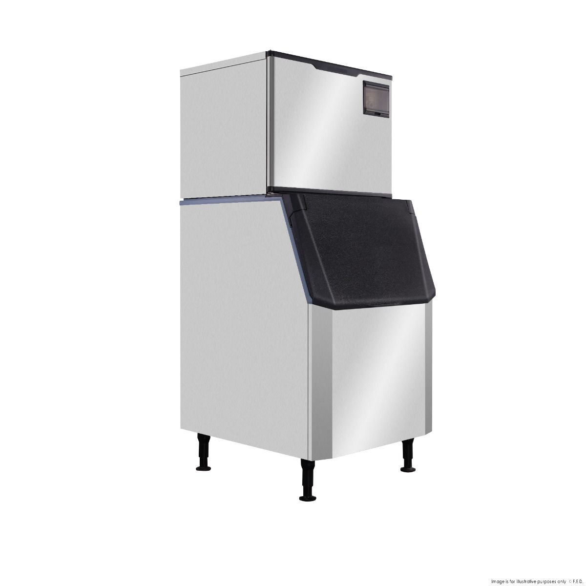Blizzard Air Cooled Ice Maker SN 500P - Commercial Ice Machine for Restaurants, Bars, and Offices - Fast Ice Production with Energy Efficiency - Perfect for Cocktails, Beverages, and Food Display