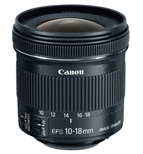 Canon EF-S 10-18mm f/4.5-5.6 IS STM Wide-Angle Zoom Lens for DSLR Cameras - Perfect for Landscape, Architecture & Travel Photography