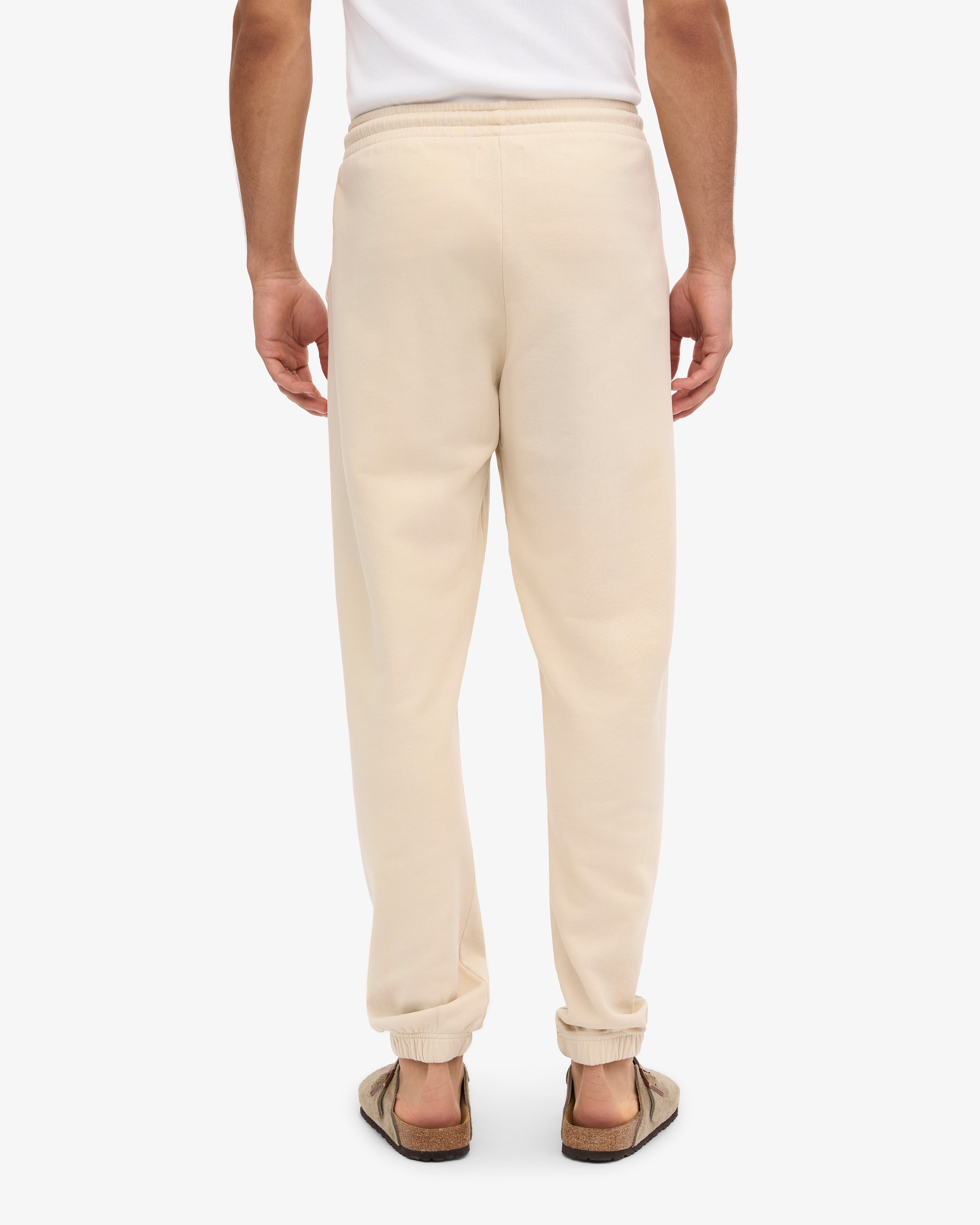 Organic Cotton Sweatpants for Women - Soft & Comfortable Ivory White Lounge Pants - Perfect for Yoga, Running, and Casual Wear