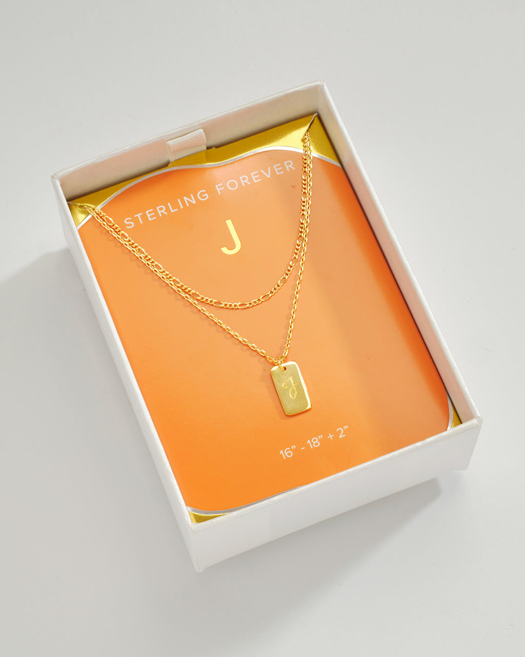 Layered Chain Necklace for Women - Initial Pendant Necklace, Dainty Gold & Silver Jewelry Gift for Her - Perfect for Everyday Wear, Date Night & Special Occasions