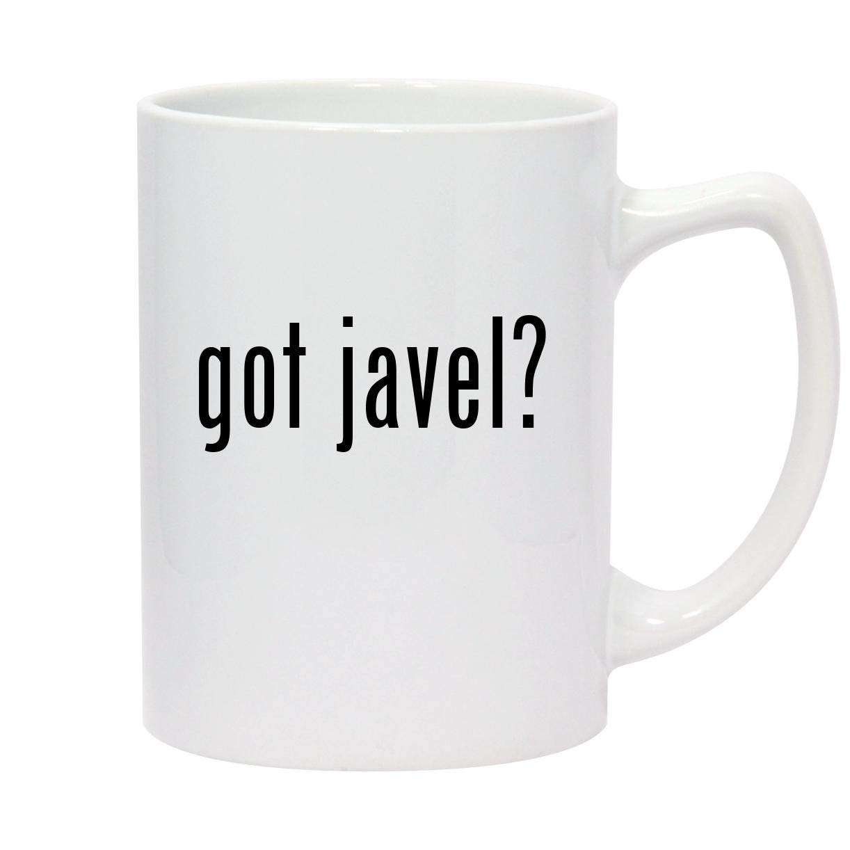 Got Javel? - 14oz White Ceramic Statesman Coffee Mug - Perfect for Home, Office & Gifts - Enjoy Your Morning Coffee in Style