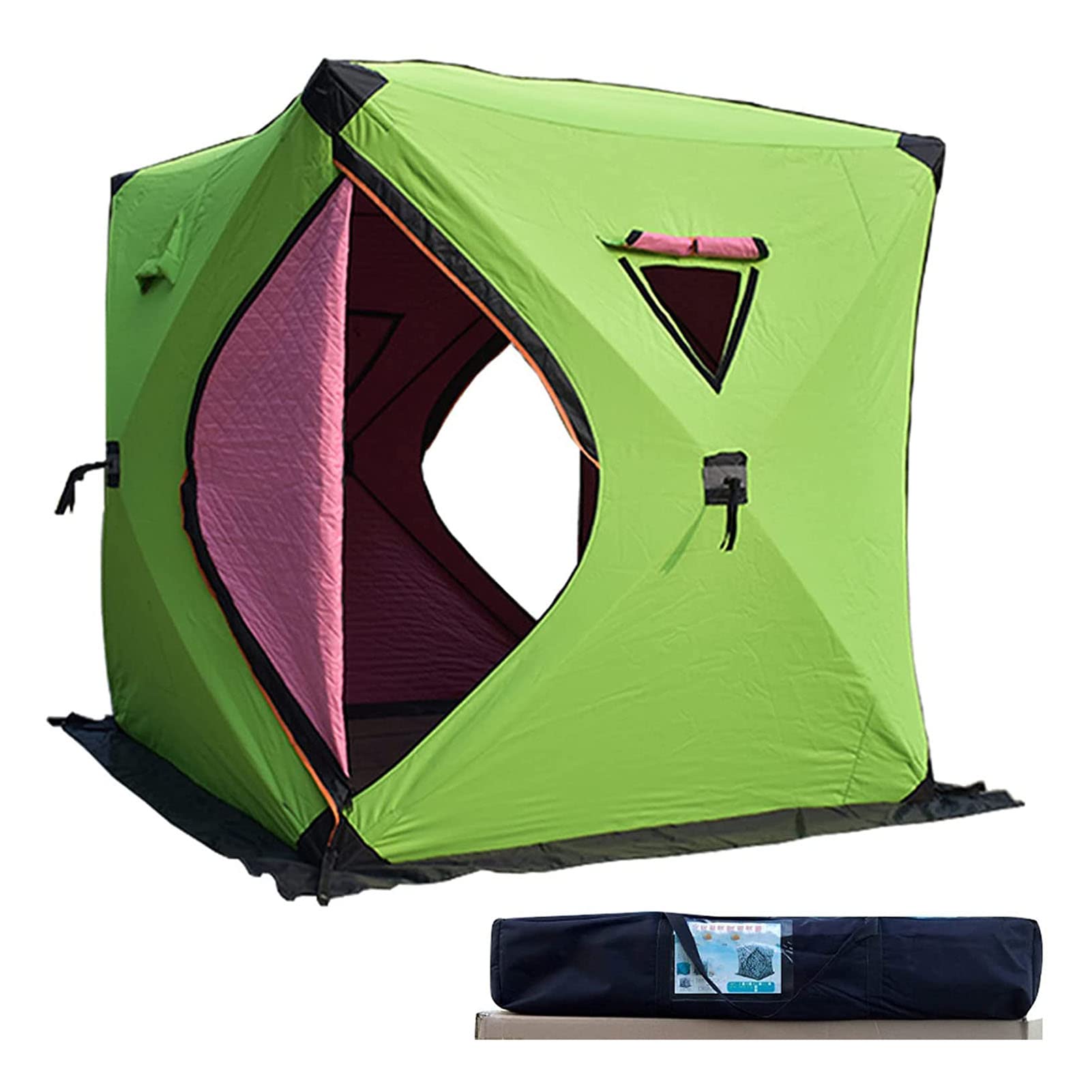 ROSG Portable Ice Fishing Shelter Tent - Easy Set Up, Large Winter Fishing Tent for Camping with Carrying Bag | Perfect for Ice Fishing, Winter Camping & Outdoor Adventures