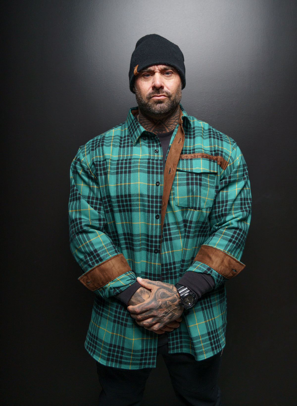 Men's Forever Flannel Shirt - Soft & Comfortable Green Plaid Shirt for Casual Wear & Outdoor Activities