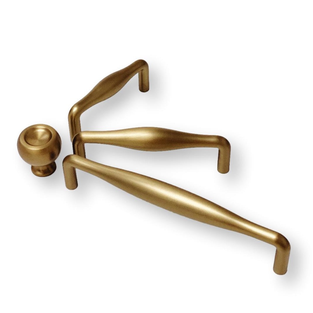 Champagne Bronze Cabinet Knobs and Drawer Pulls - Elegant Hardware for Kitchen, Bathroom & Furniture (Set of 10) - Perfect for Modern Home Renovation and DIY Projects