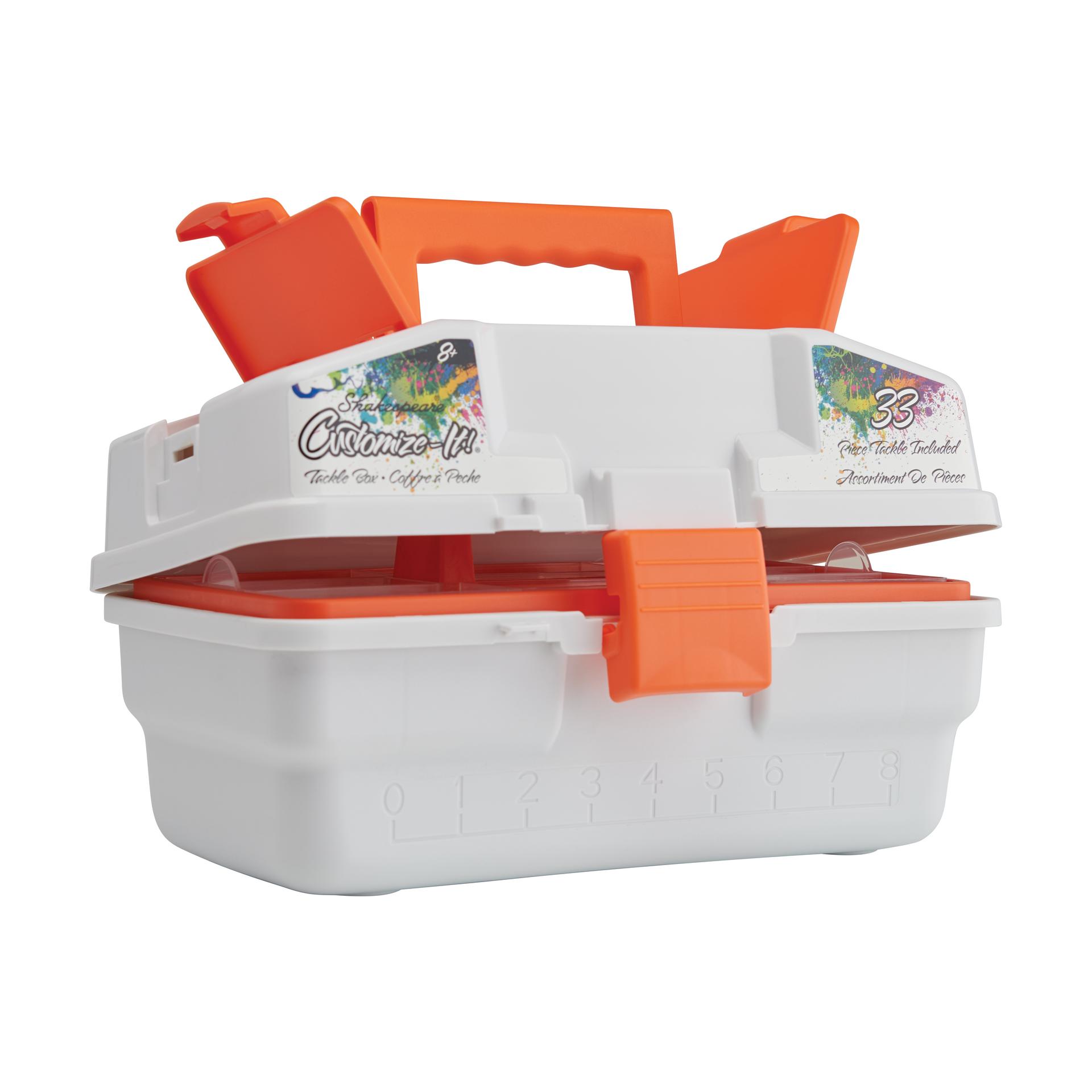 Customize It® Tackle Box - Waterproof Fishing Organizer with Adjustable Compartments - Perfect for Bass, Trout & Saltwater Fishing Gear Storage