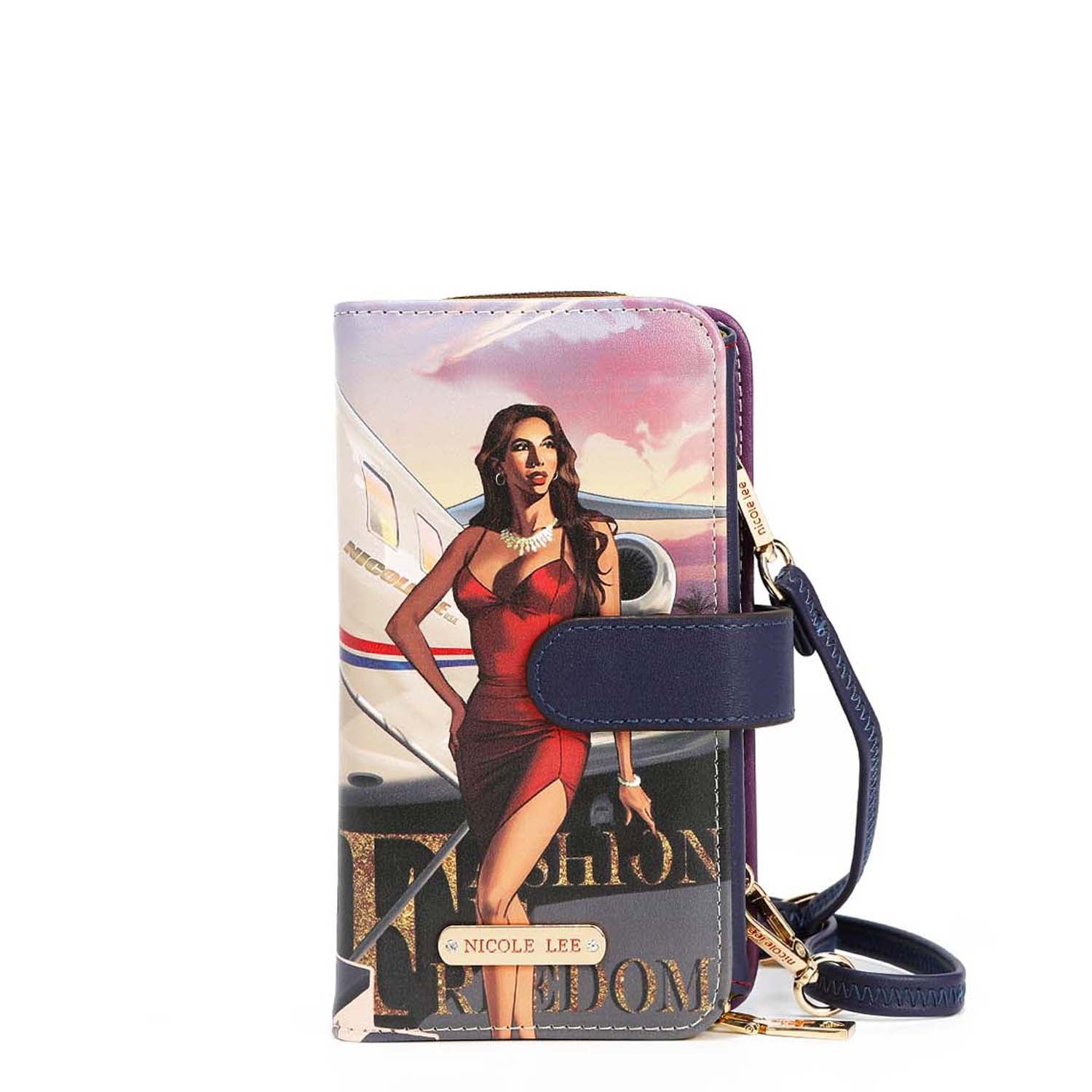 Stylish Trifold Phone Case with Crossbody Wallet - Perfect for Hands-Free Convenience While Shopping, Traveling, or Running Errands