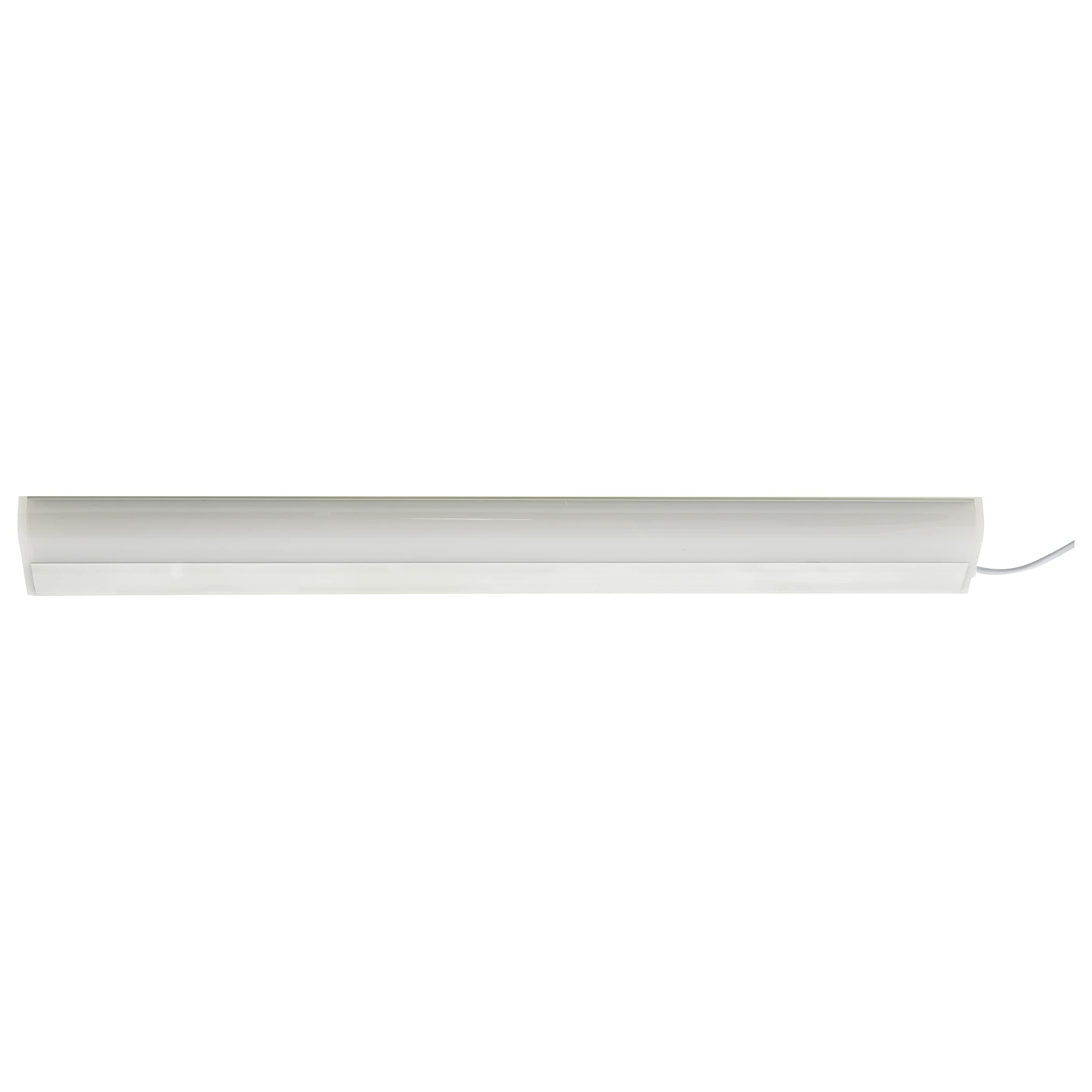 Satco 63/701 LED Under Cabinet Plug-in Light Bar - 24 Inch, 3000K Warm White, Energy Efficient Kitchen Lighting for Countertops, Pantry & Workspaces