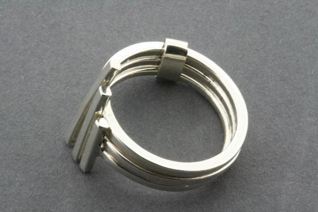 3-in-1 Sticks Ring - Multi-Functional Silicone Ring for Men & Women - Perfect for Sports, Workouts, and Everyday Wear