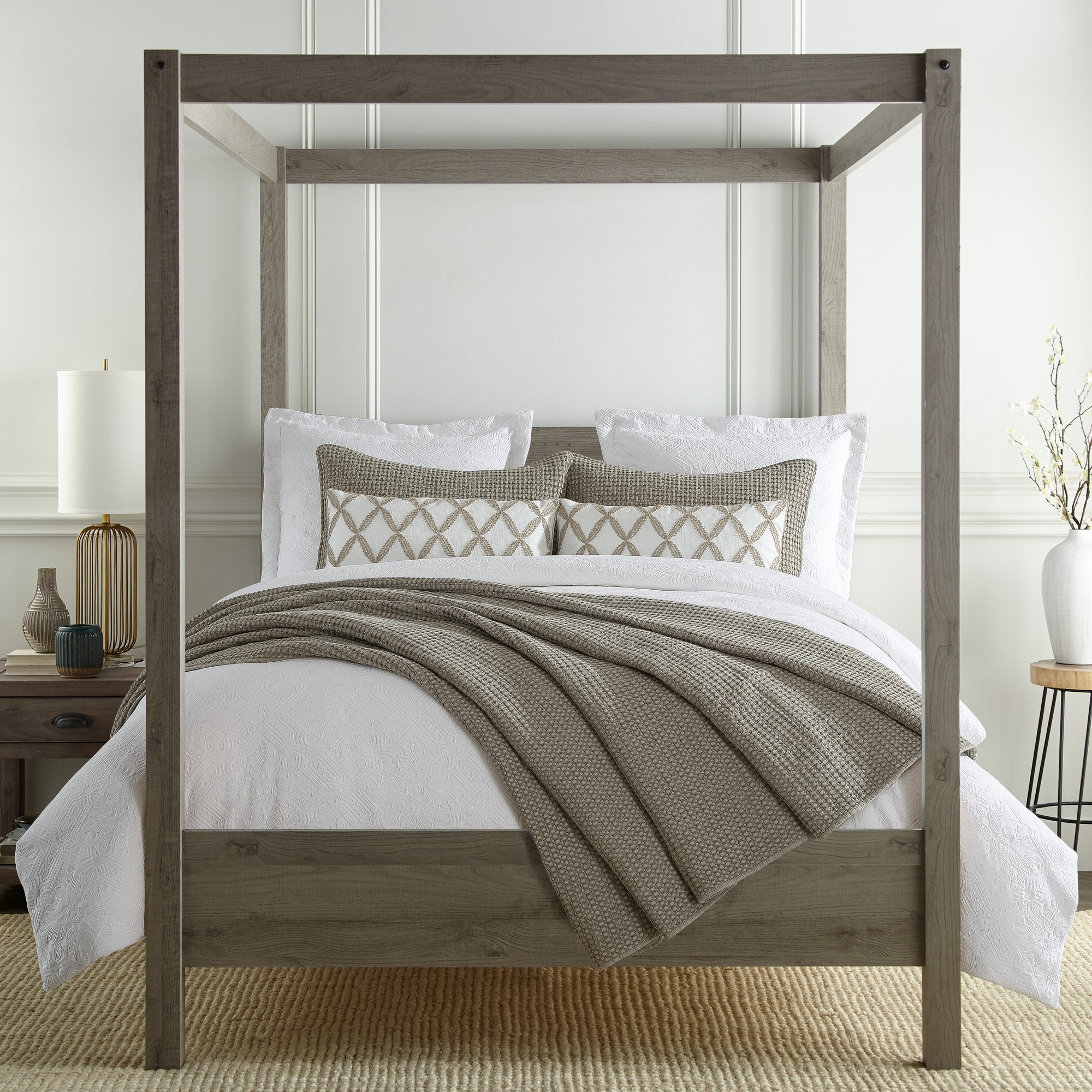 Luxury Matelasse Duvet Cover Set - Queen Size, 3-Piece Bedding Set with Pillow Shams, Wrinkle-Resistant & Breathable Cotton - Perfect for Master Bedroom, Guest Room & Hotel Decor