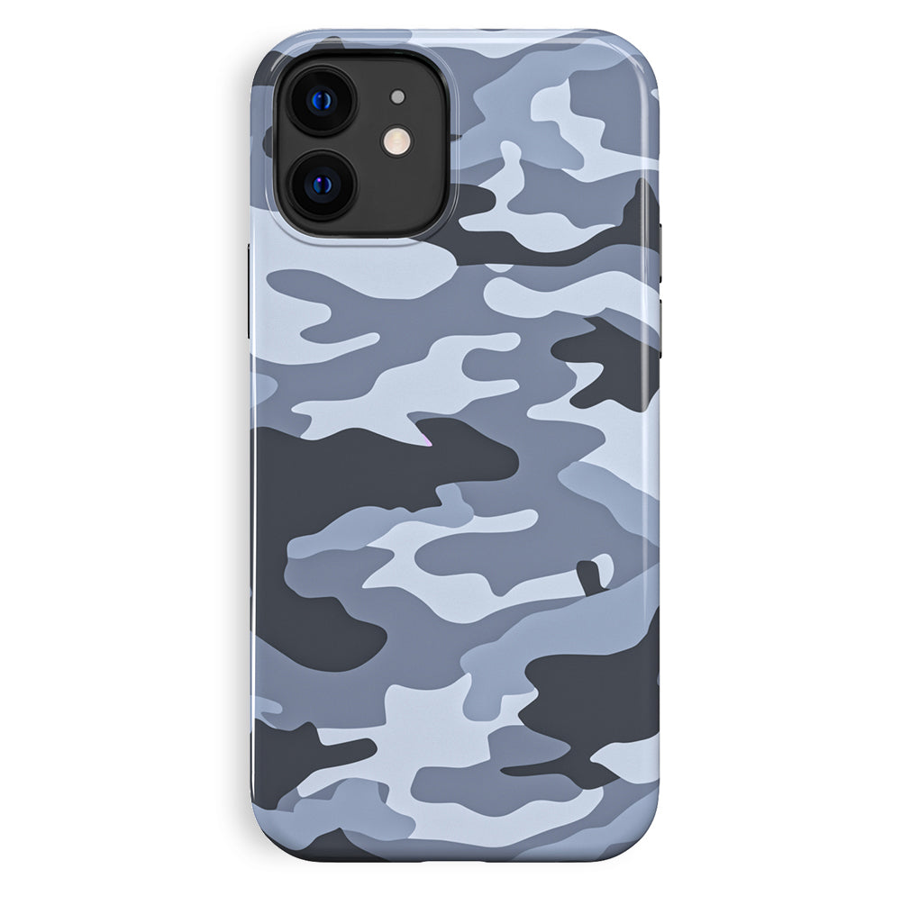 Gray Camo iPhone Case - Durable Protective Cover for iPhone 13/14/15 Pro Max - Military Grade Shockproof Slim Design - Perfect for Outdoor, Travel & Daily Use