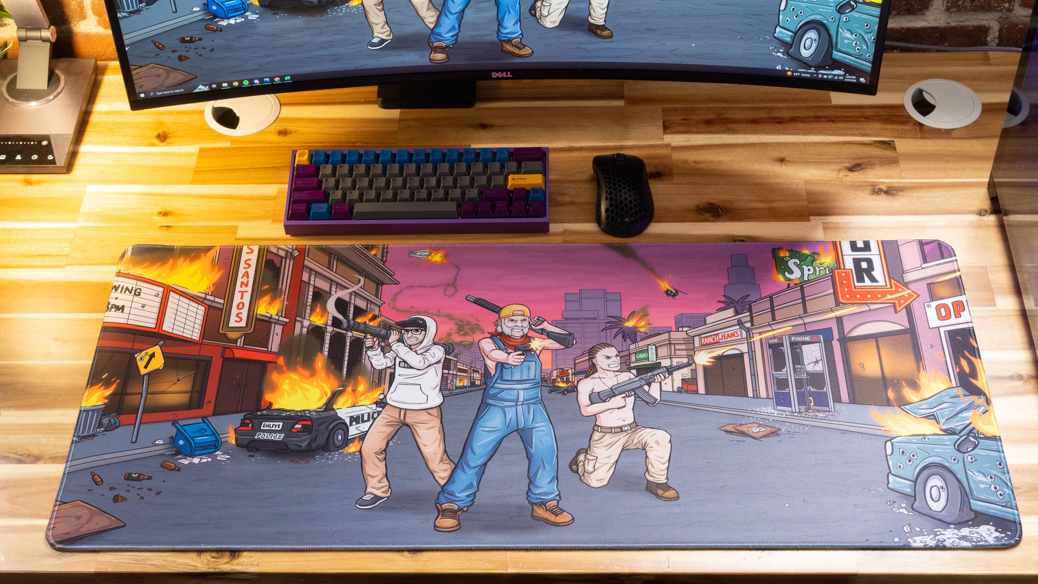 Limited Edition Judd Content Creator Collaboration XL Gaming Mousepad - Perfect for Streamers, Gamers & Office Work
