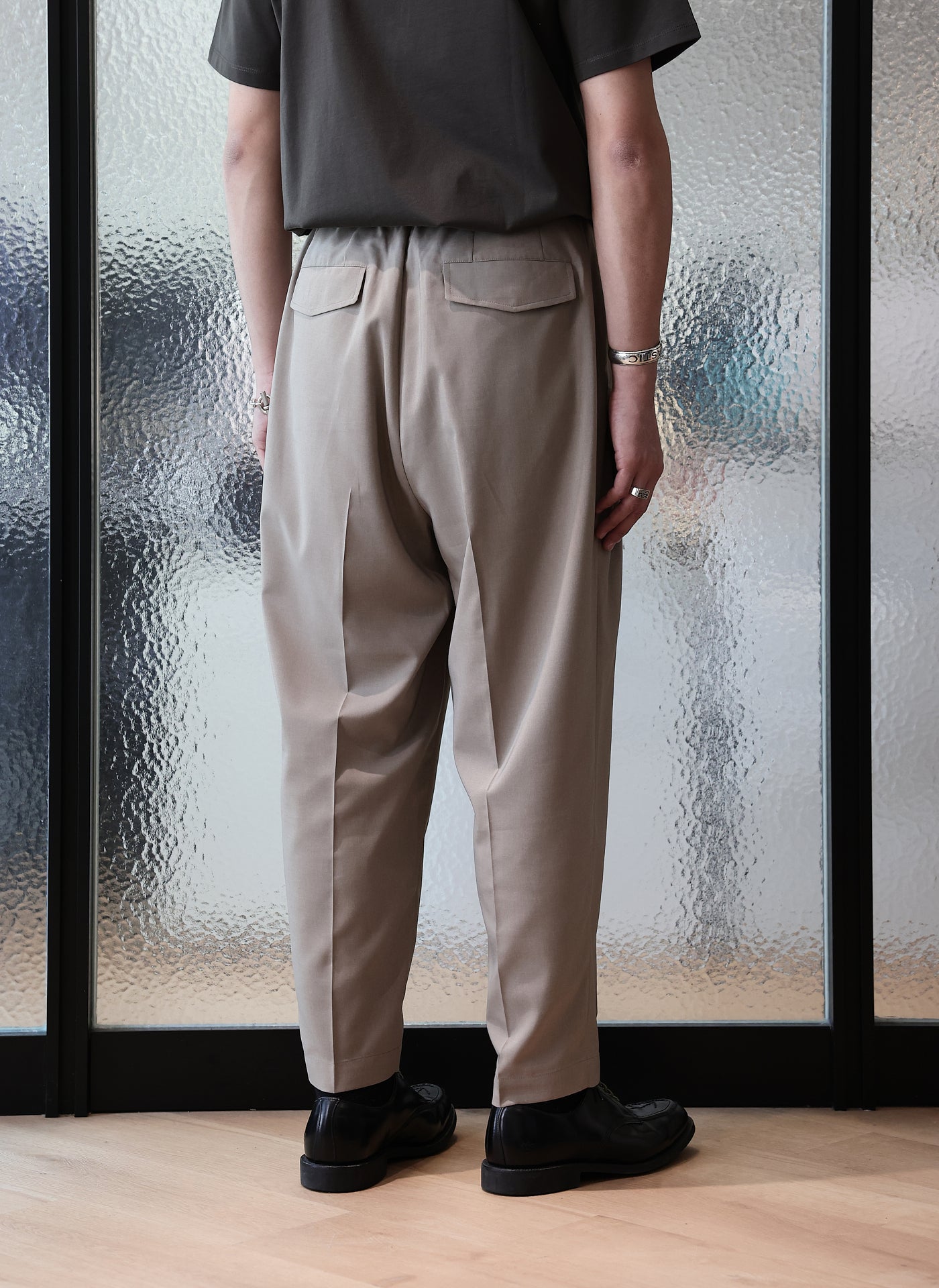 Solotex Wide Tapered Pants for Women - Comfortable Stretch Work Pants (Size 12) | Perfect for Office, Travel & Casual Wear