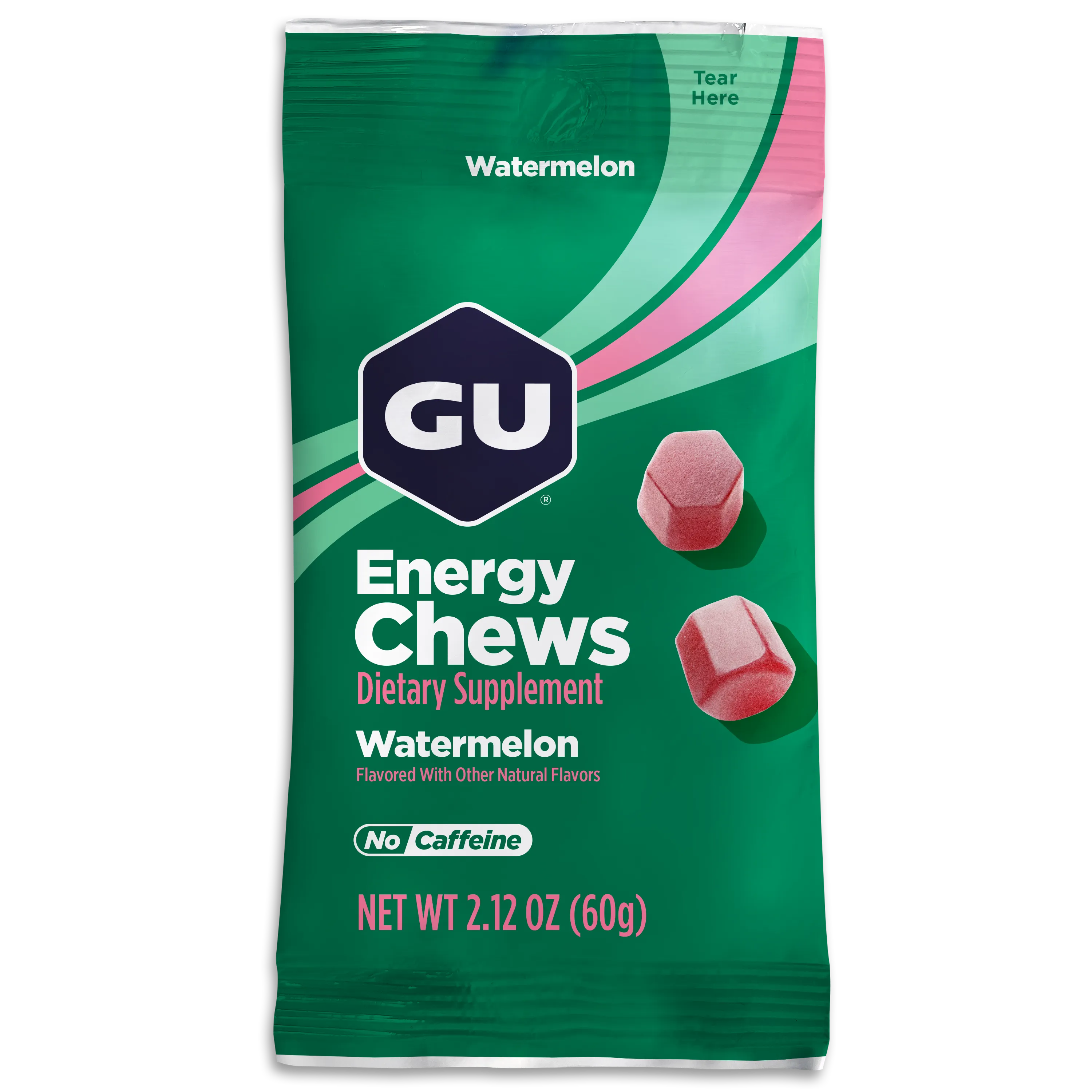 Gu Energy Chews - Natural Energy Gels for Runners, Cyclists & Athletes - Boost Endurance & Performance - Ideal for Marathon, Workout & Outdoor Activities