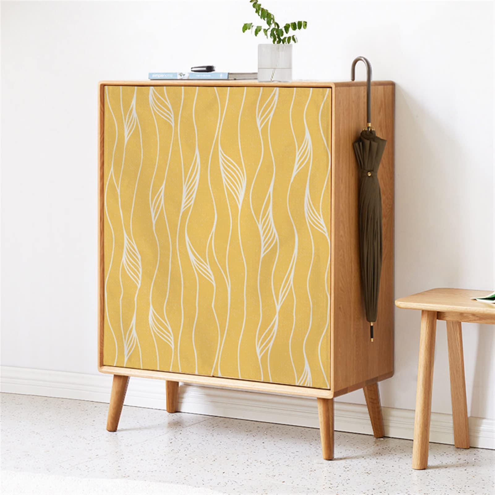 Liveinu Cabinet Curtains - Dust Proof Kitchen, Wardrobe & Bathroom Curtains for Shelves, Wall Panels & Doorways (23