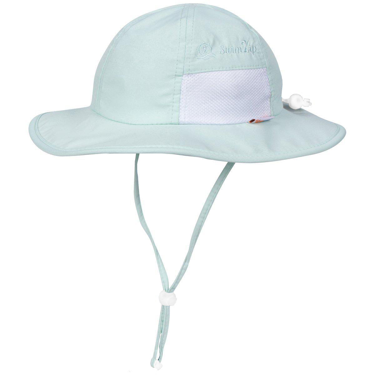 Kids Wide Brim Sun Hat for UV Protection - Fun Summer Play Hat in Mint Green - Perfect for Beach, Park & Outdoor Activities