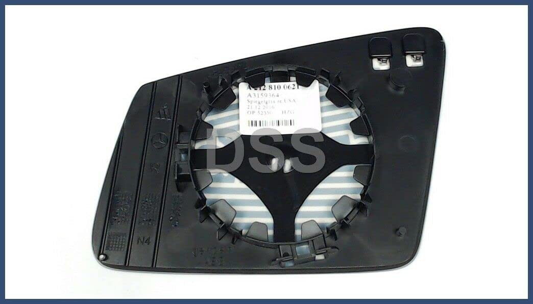 2128100621 Replacement Door Mirror Glass - Compatible with Select Car Models - Durable & Shatterproof for Safe Driving