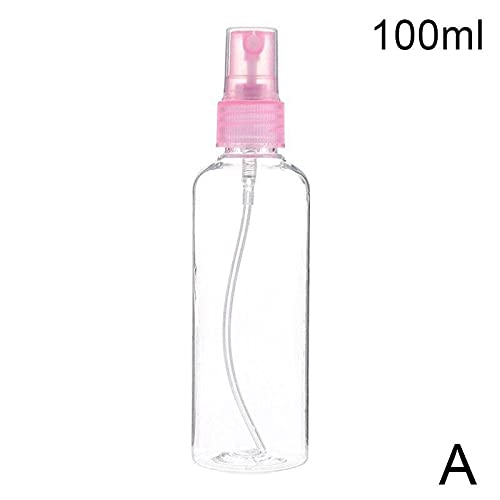 House of Quirk 6-Pack 100ml (3.4oz) Empty Mist Spray Bottles for Essential Oils, Perfumes, Hair Care & Travel - Multicolor Small Spray Containers for DIY, Aromatherapy & Home Use