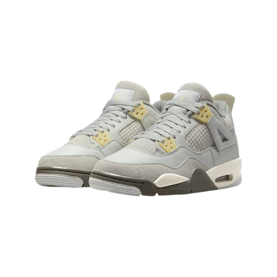 Air Jordan 4 SE GS Craft Photon Dust Pale Vanilla Basketball Shoes for Women & Girls - Perfect for Streetwear, Sneaker Collection & Casual Outfits