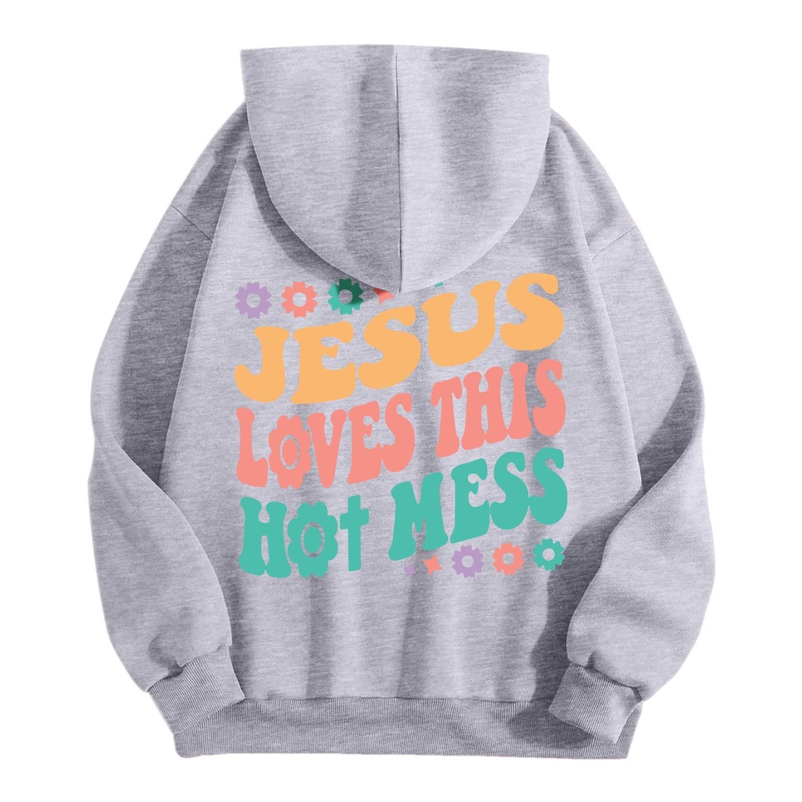 Christian Hoodies for Women - Bible Verse Graphic Oversized Long Sleeve Sweatshirt | Inspirational Faith Apparel for Church, Prayer & Daily Wear