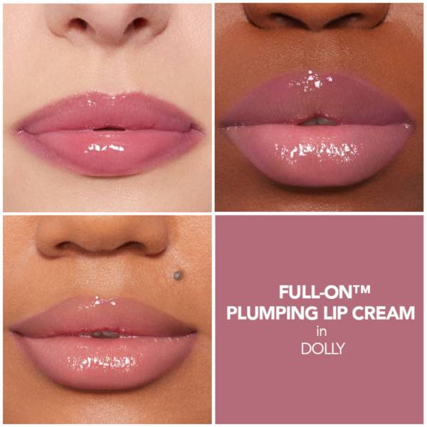 Buxom Full-On Plumping Lip Cream Gloss - Hydrating Lip Plumper with Vitamin E for Fuller Lips | Perfect for Date Night & Everyday Wear