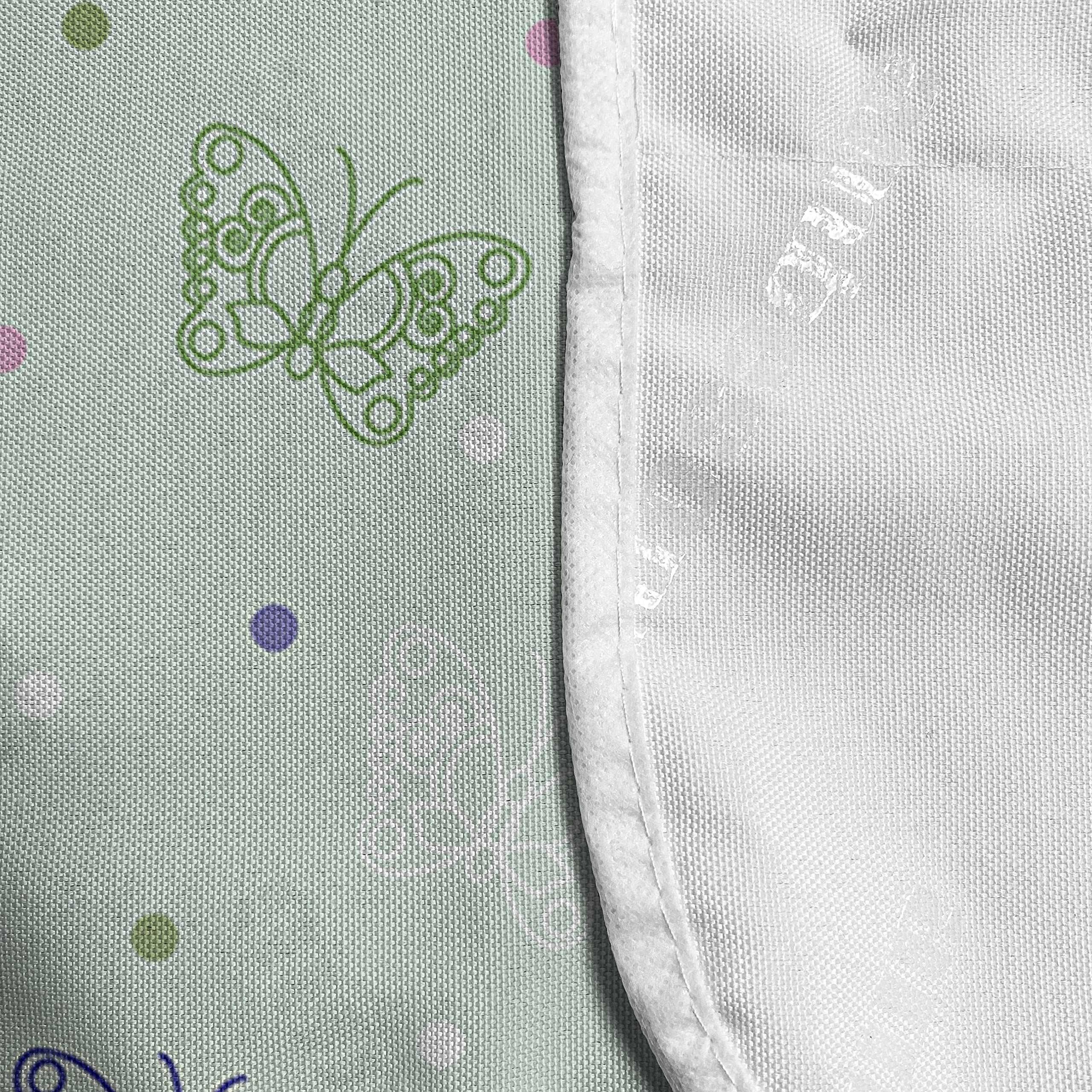 Ambesonne Microwave Oven Cover with Butterfly Motif - Waterproof Kitchen Organizer with Pockets, 36