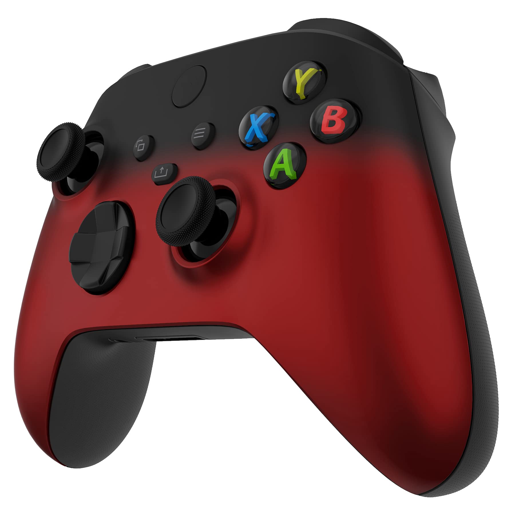 eXtremeRate Xbox Series X/S Controller Shell - Shadow Red Soft Touch Grip Cover for Gaming