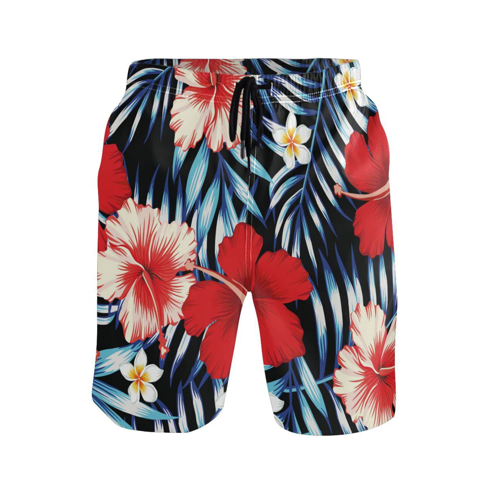 Men's Swim Trunks with Pockets - Summer Beach Shorts for Swimming & Surfing