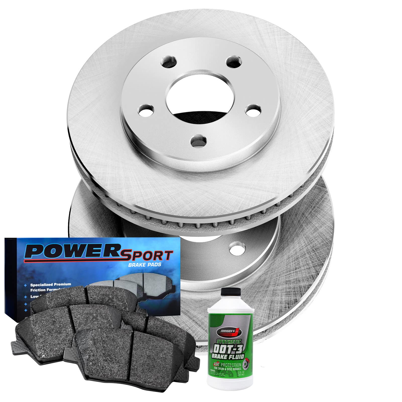 High-Performance Power Sport Front Brake Kit - Ceramic Brake Pads & Rotors (BLB1.11011.02) | Durable Braking System for Motorcycles, ATVs & Off-Road Vehicles | Smooth Stopping Power for Racing, Commuting & Adventure Riding